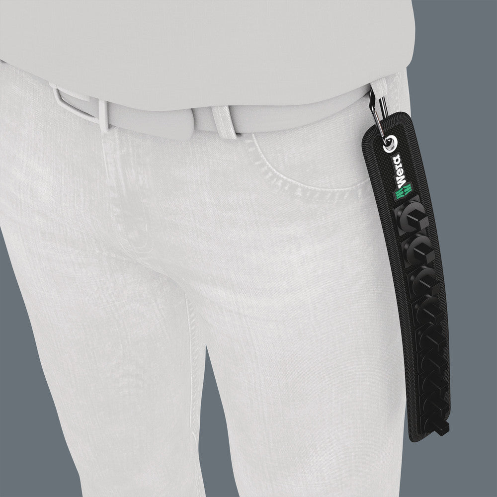 Belt B (textile belt), 9 location, unloaded