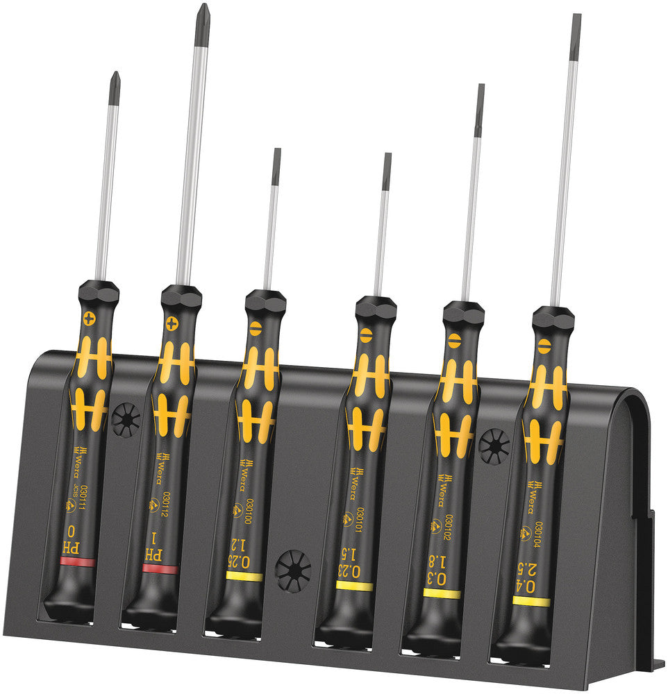 1578 A/6 ESD Screwdriver set and rack for electronic applications