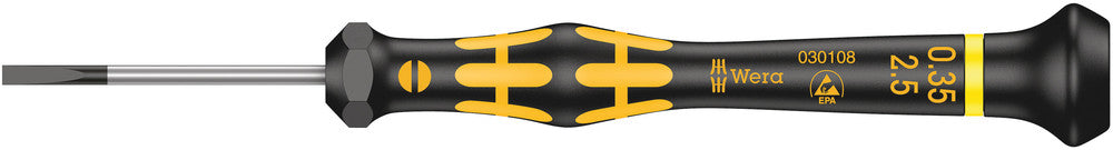 1578 A ESD Kraftform Micro screwdriver for slotted screws