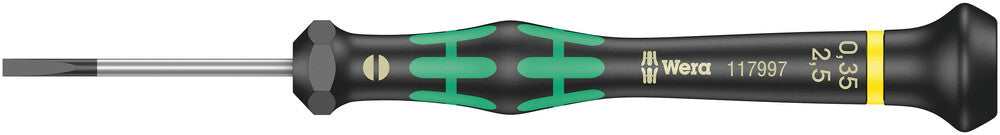 2035 Screwdriver for slotted screws for electronic applications