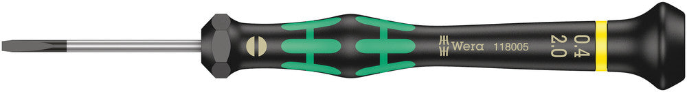 2035 Screwdriver for slotted screws for electronic applications