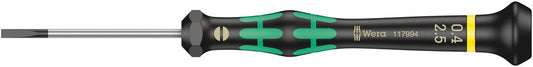2035 Screwdriver for slotted screws for electronic applications