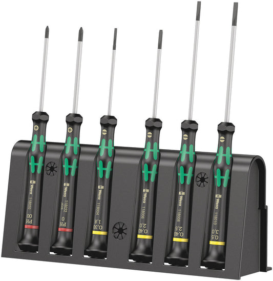 2035/6 A Screwdriver set and rack for electronic applications