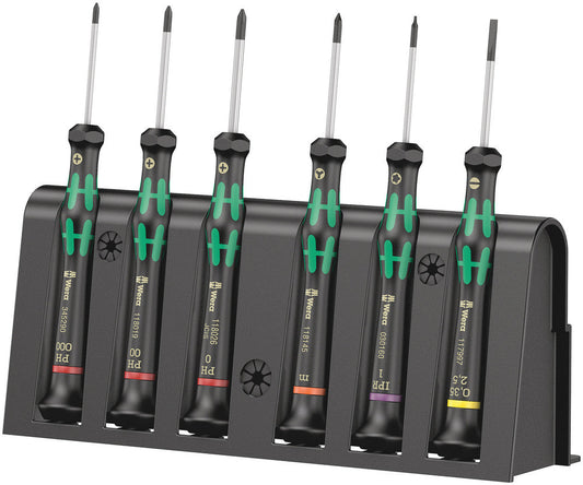 2050/6 Screwdriver set and rack for electronic applications