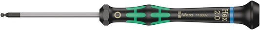 2052 Ball end hexagon screwdriver for electronic applications