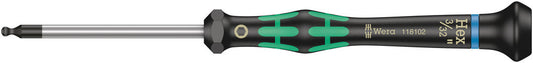 2052 Ball end hexagon screwdriver for electronic applications