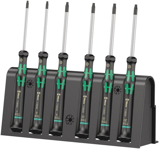 2067/6 TORX® BO Screwdriver set and rack for electronic applications