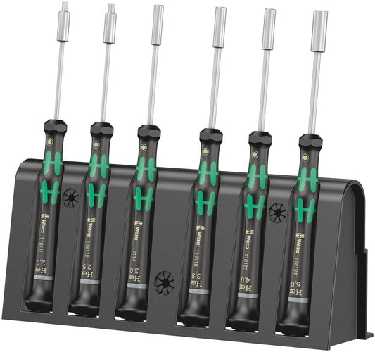 2069/6 Screwdriver set and rack for electronic applications