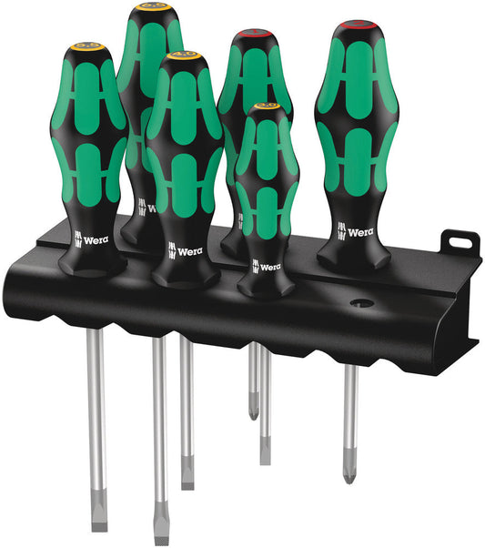 334/6 Rack Screwdriver set Kraftform Plus Lasertip and rack