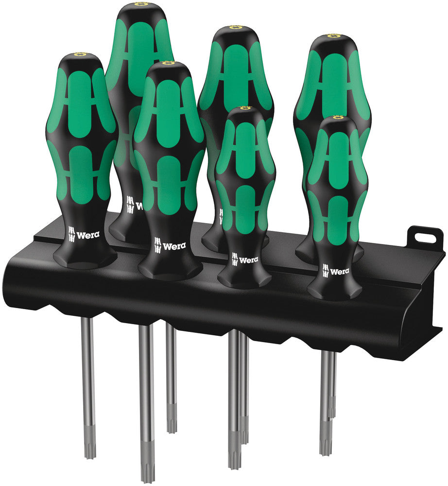 367/7 TORX® HF Kraftform Plus Screwdriver set with holding function and rack