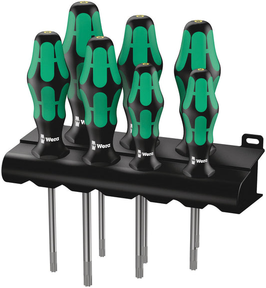 367/7 TORX® HF Kraftform Plus Screwdriver set with holding function and rack