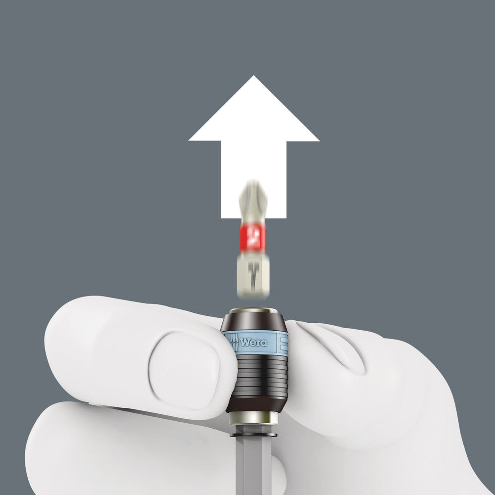 3816 R Bitholding screwdriver with Rapidaptor quick-release chuck, stainless