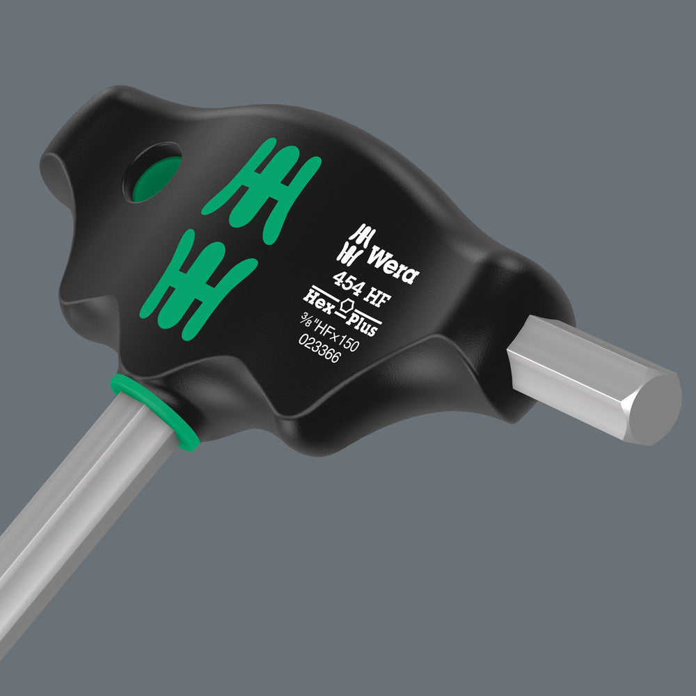 454 HF T-handle hexagon screwdriver Hex-Plus with holding function, imperial
