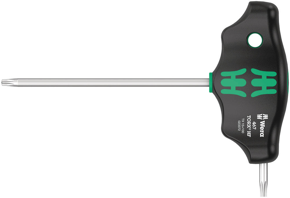 467 TORX® HF T-handle screwdriver with holding function