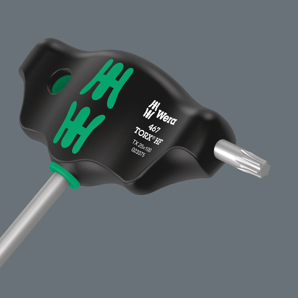 467 TORX® HF T-handle screwdriver with holding function