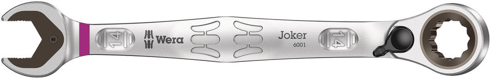6001 Joker Switch Ratcheting combination wrenches, with switch lever
