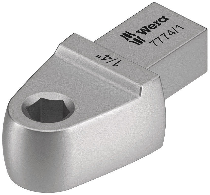 7774/1 Bit adapter insert, 1/4", 9x12 mm