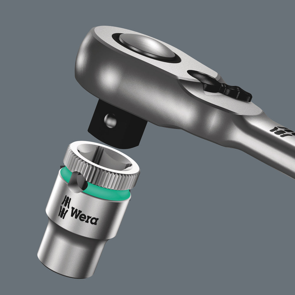 8004 B Zyklop Metal Ratchet with switch lever and 3/8" drive