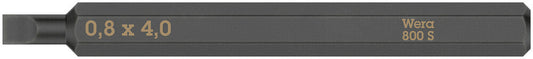 800 S Slotted bits for impact screwdrivers