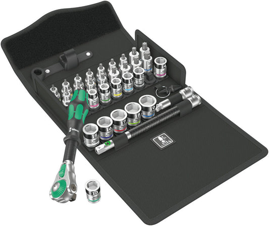 8100 SB All-in Zyklop Speed ratchet set, 3/8" drive