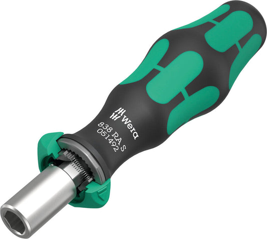 838 RA S Bitholding screwdriver with ratchet functionality, 1/4"