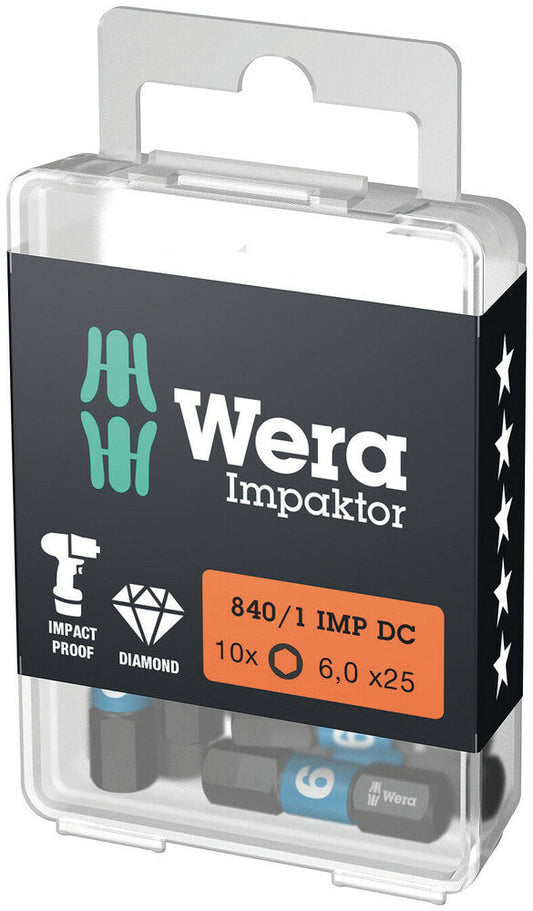 840/1 IMP DC Hex-Plus DIY Impaktor bits