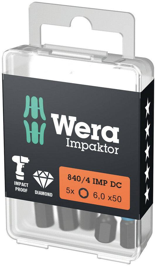 840/4 IMP DC Hex-Plus DIY Impaktor bits