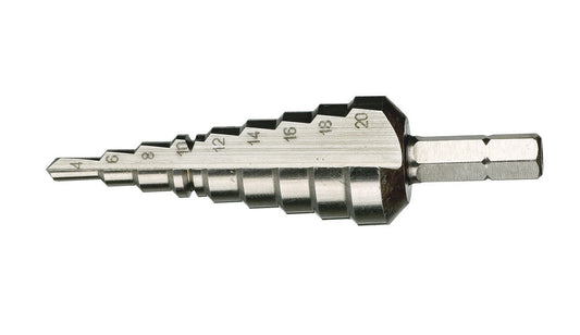 843 Stepped drill bits, 4-20 mm
