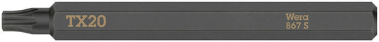 867 S TORX® bits for impact screwdrivers