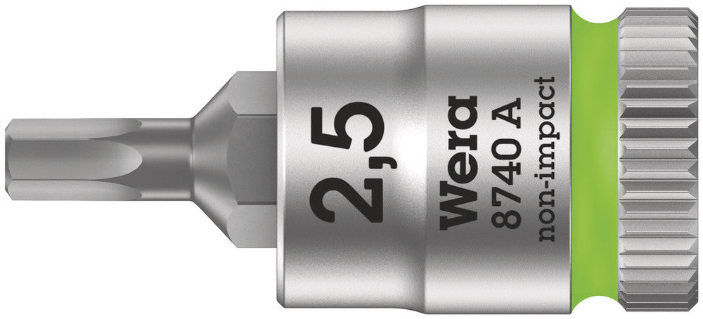 8740 A Zyklop bit socket, 1/4" drive