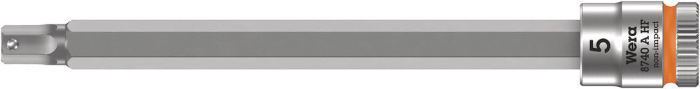 8740 A HF Zyklop bit socket with holding function, 1/4" drive
