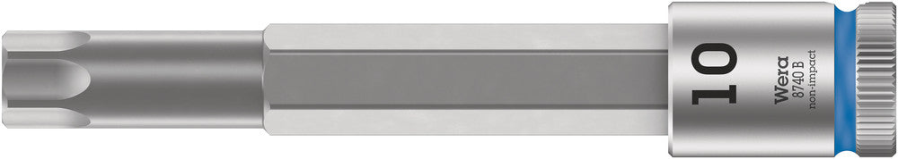 8740 B Zyklop Bit socket with 3/8" drive, with extra slim profile area