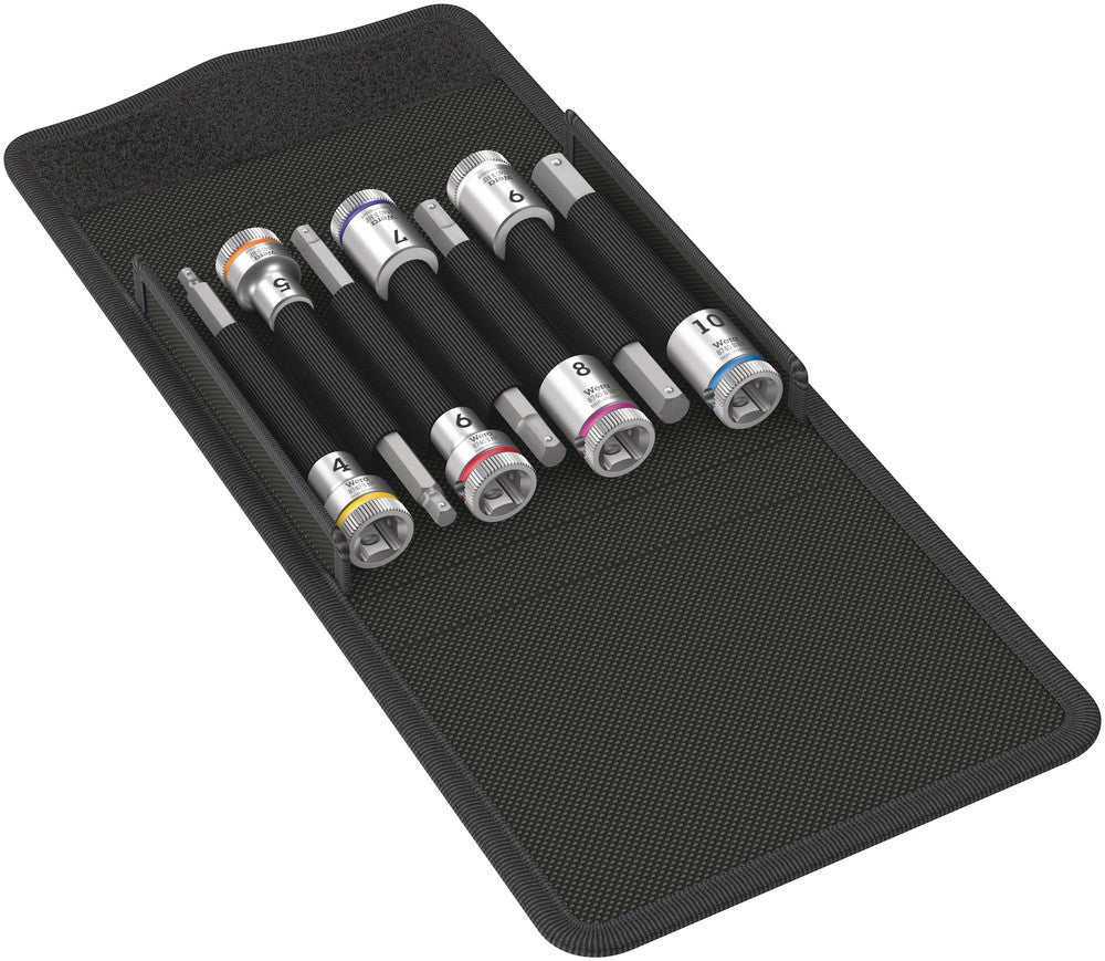 8740 B HF 1 Zyklop bit socket set with holding function, 3/8" drive