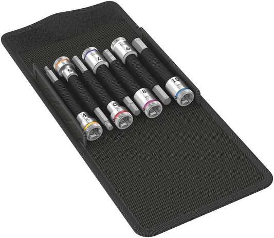 8740 B HF 1 Zyklop bit socket set with holding function, 3/8" drive