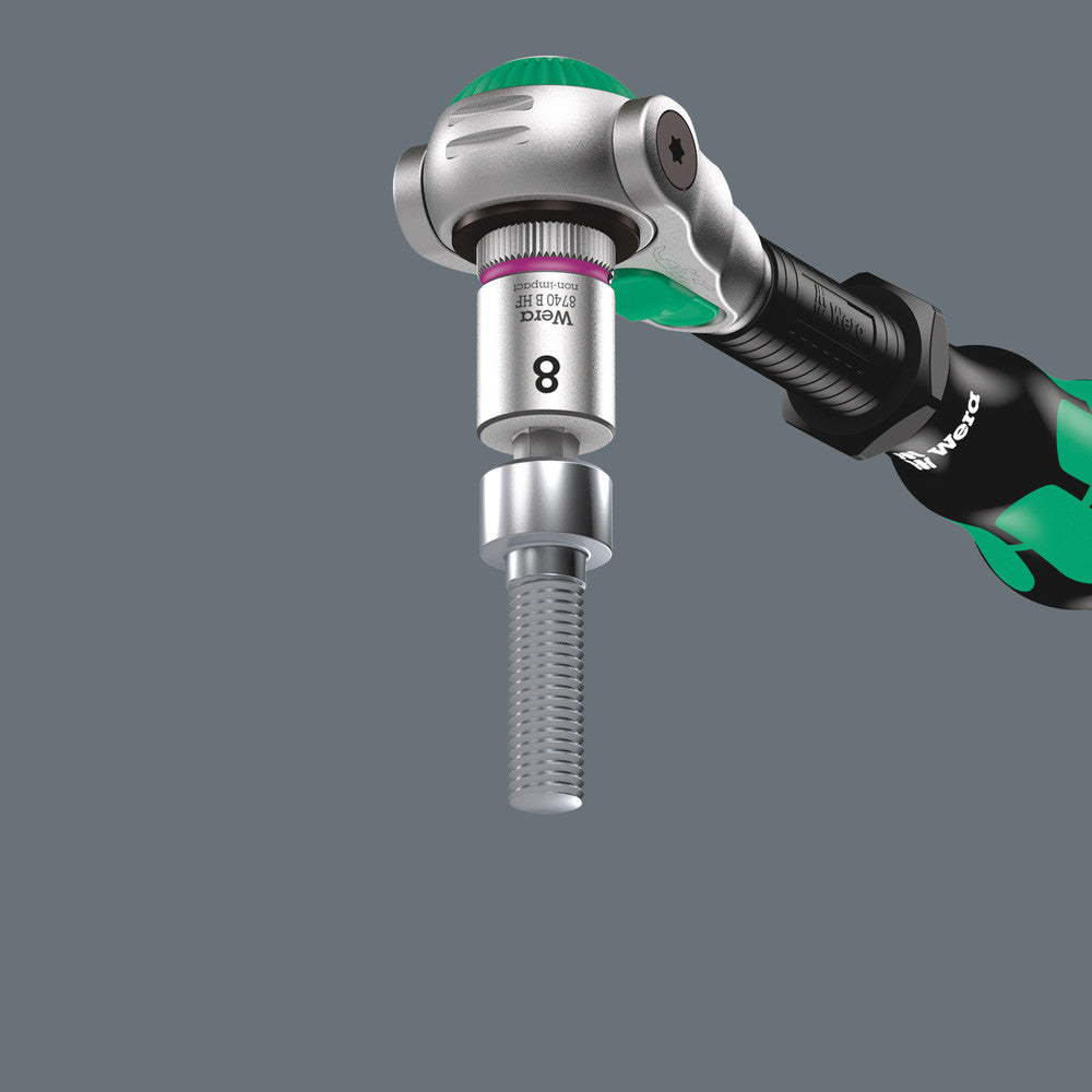 8740 B HF Zyklop bit socket with holding function, 3/8" drive