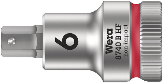 8740 B HF Zyklop bit socket with holding function, 3/8" drive