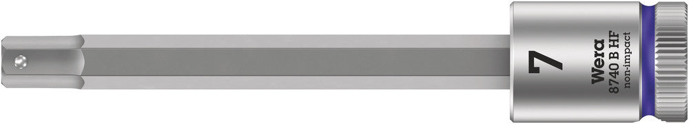 8740 B HF Zyklop bit socket with holding function, 3/8" drive