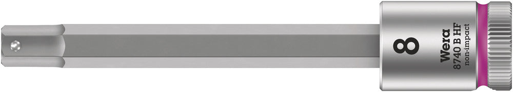 8740 B HF Zyklop bit socket with holding function, 3/8" drive