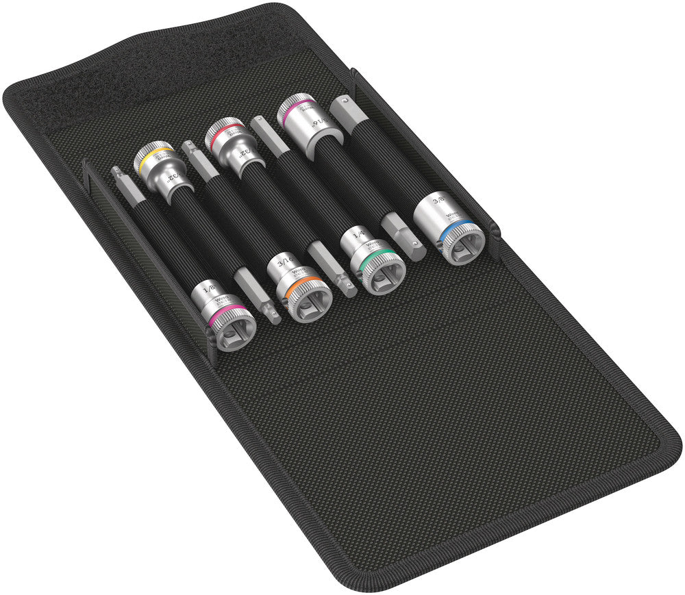 8740 B HF Imperial 1 Zyklop bit socket set with holding function, 3/8" drive