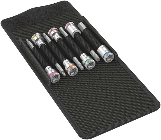 8740 B HF Imperial 1 Zyklop bit socket set with holding function, 3/8" drive