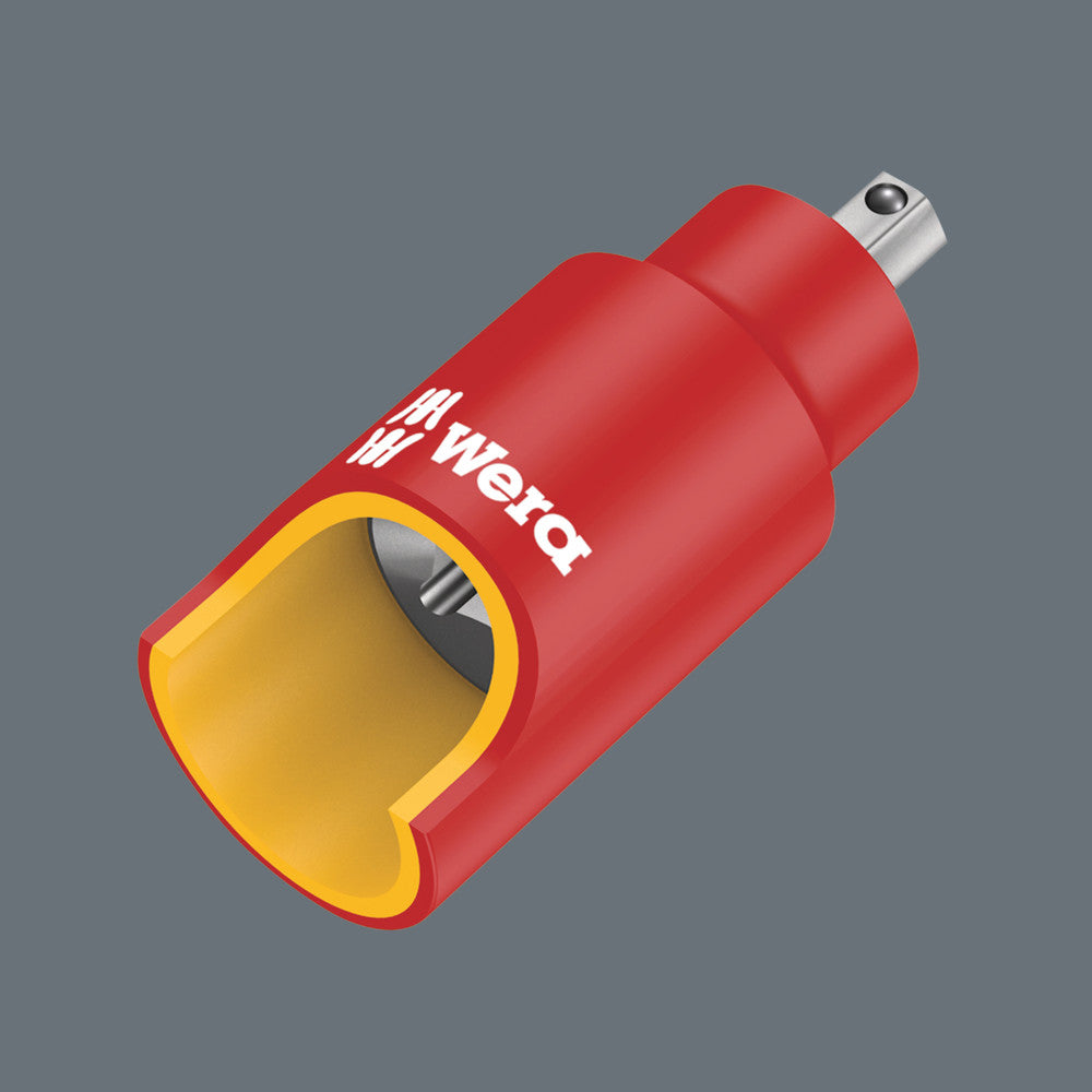 8740 B VDE HF Zyklop Hex bit socket, insulated, with holding function, 3/8" drive