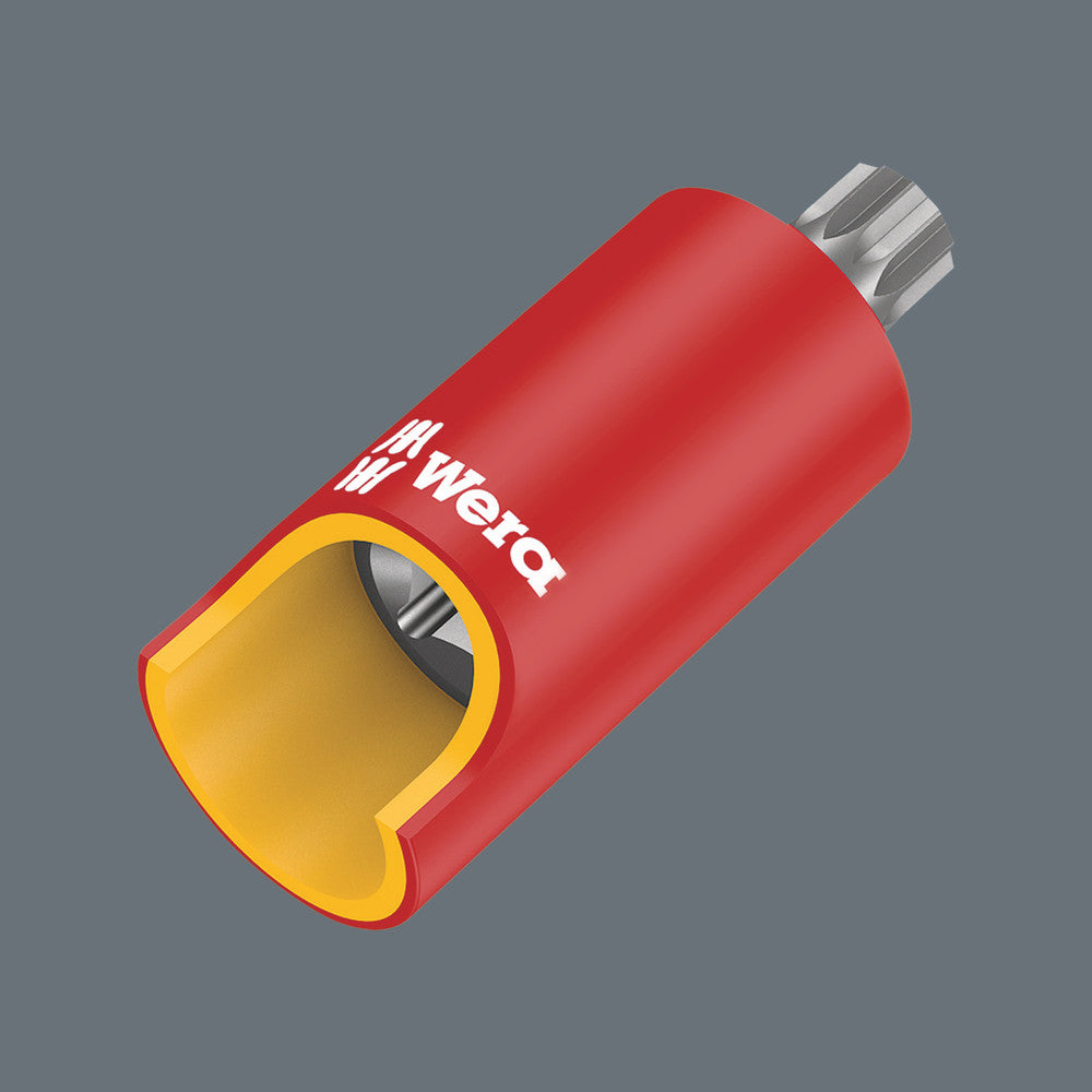 8760 B VDE XZN Zyklop bit socket, insulated, 3/8" drive, for multi-point socket screws
