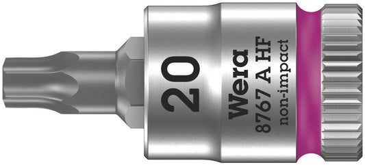 8767 A HF TORX® Zyklop bit socket with holding function, 1/4" drive