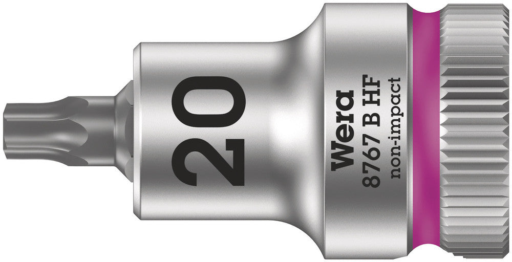 8767 B HF TORX® Zyklop bit socket with holding function, 3/8" drive
