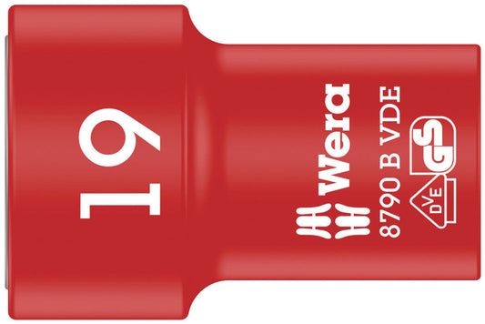 8790 B VDE Zyklop 3/8" socket, insulated