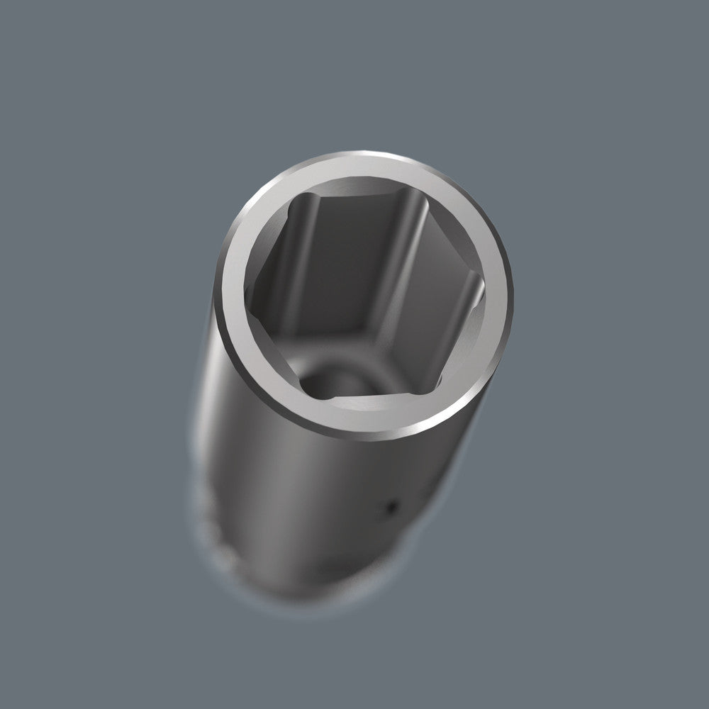 Magnetic socket rail A Deep 1 socket set, 1/4" drive