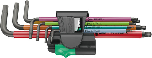 950/7 Hex-Plus Multicolour Magnet 1 L-key set, metric, BlackLaser