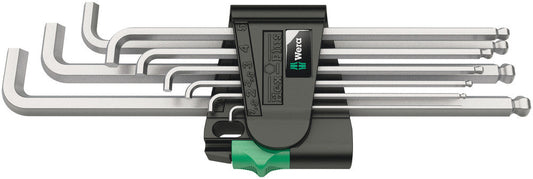 950/9 Hex-Plus 4 L-key set, metric, chrome-plated