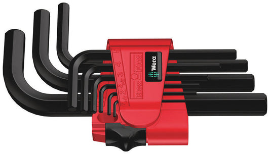 950/9 Hex-Plus 7 L-key set, metric, BlackLaser