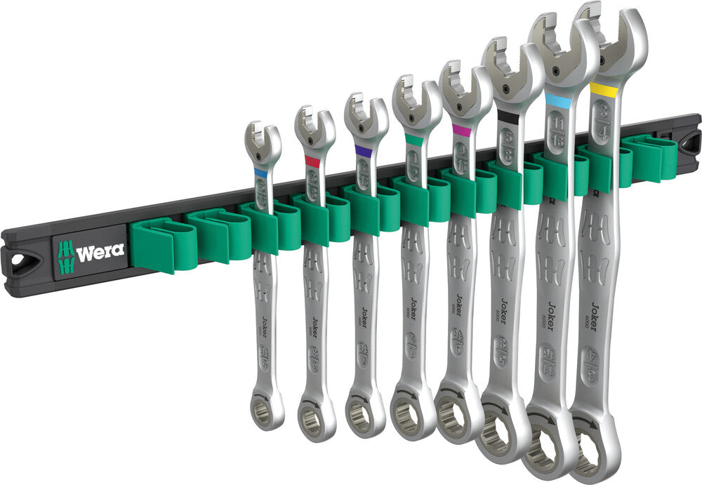 9632 Magnetic rail 6000 Joker Imperial 1 Ratcheting combination wrenches set